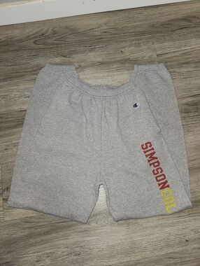 Grey Simpson College Storm Joggers | Small